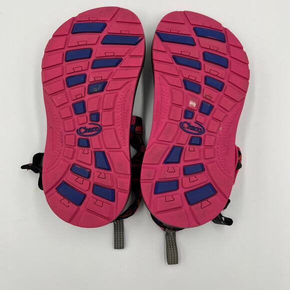 Chaco Little Girl's Z/1 Ecotread Sandals Cubit Magenta sz 1 - Picture 8 of 9